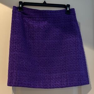 Ann Taylor Vibrant Purple Mini Skirt